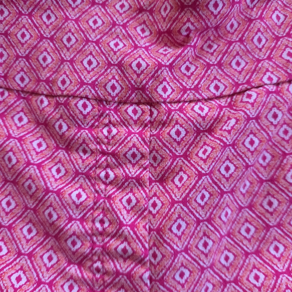 Ruby Rd. Pink and White Patterned Pants - Picture 4 of 7